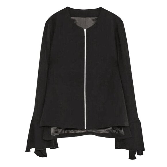 Zara Bell Sleeve Blazer Jacket - Picture 1 of 12